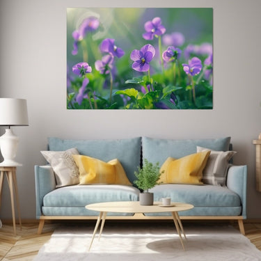 Purple Flower Canvas Print
